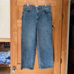 Universal Thread High-waisted Wide Leg Carpenter Work Jeans 14/32R